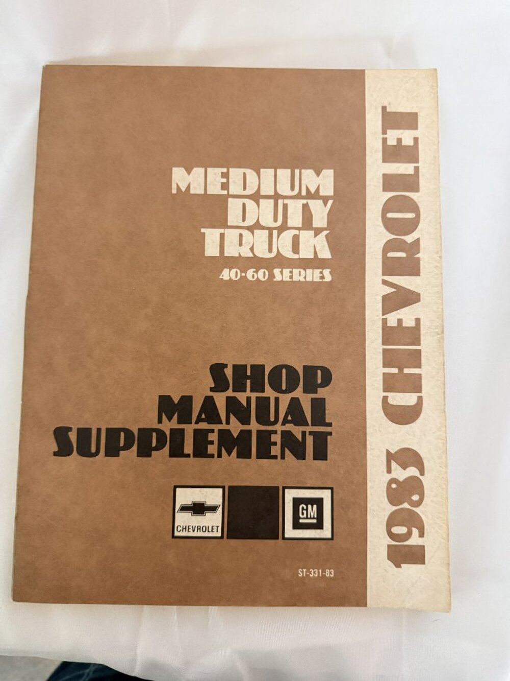 1983 Chevrolet Medium Duty Truck Shop Manual Supplement - Vintage